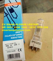 Halogen Studio Lamps 650W 230V GY9.5 Osram 64717 CP89 FRL Halogen Studio Lamps 650W 230V GY9.5 Osram 64717 CP89 FRL